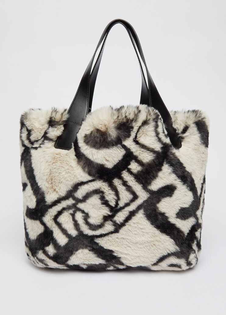 Handtasche aus Synthetikgewebe Schwarz Liu Jo - large image number 3