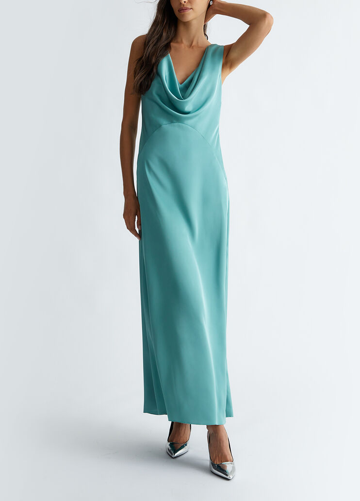 Robe longue élégante vert Liu Jo - large image number 0 Robe longue élégante vert Liu Jo - large image number 0