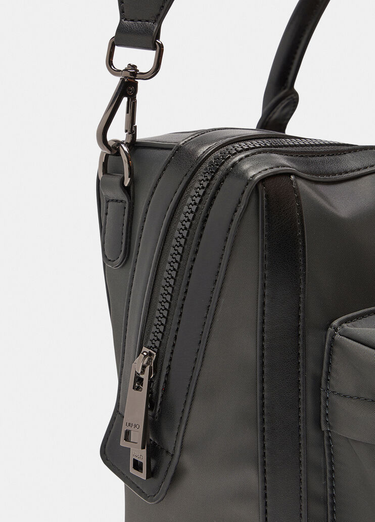 Nylon business bag dark grey Liu Jo - large image number 4 Nylon business bag dark grey Liu Jo - large image number 4