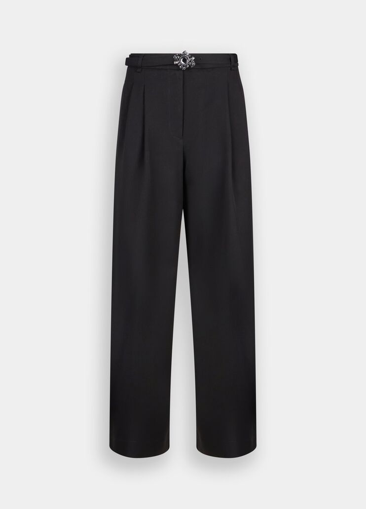 Palazzo trousers with belt black Liu Jo - large image number 6