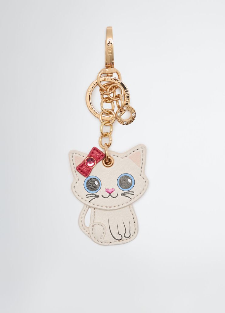 Cat keyring  cream Liu Jo - medium Cat keyring  cream Liu Jo - medium