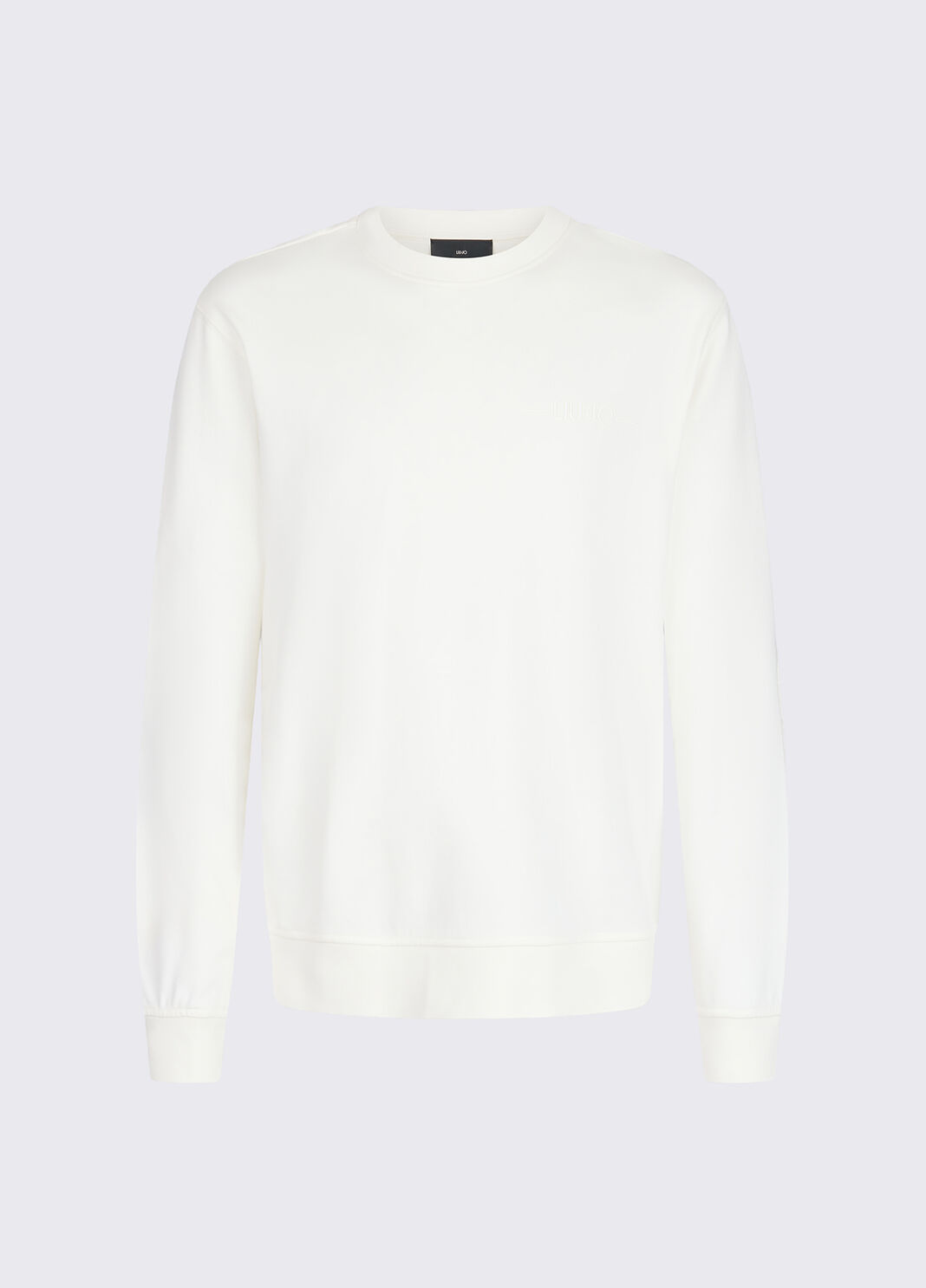 Sweatshirt with logo white Liu Jo - large image number 6