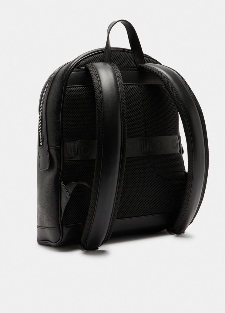 Gewalkter Rucksack Schwarz Liu Jo - large image number 3 Gewalkter Rucksack Schwarz Liu Jo - large image number 3