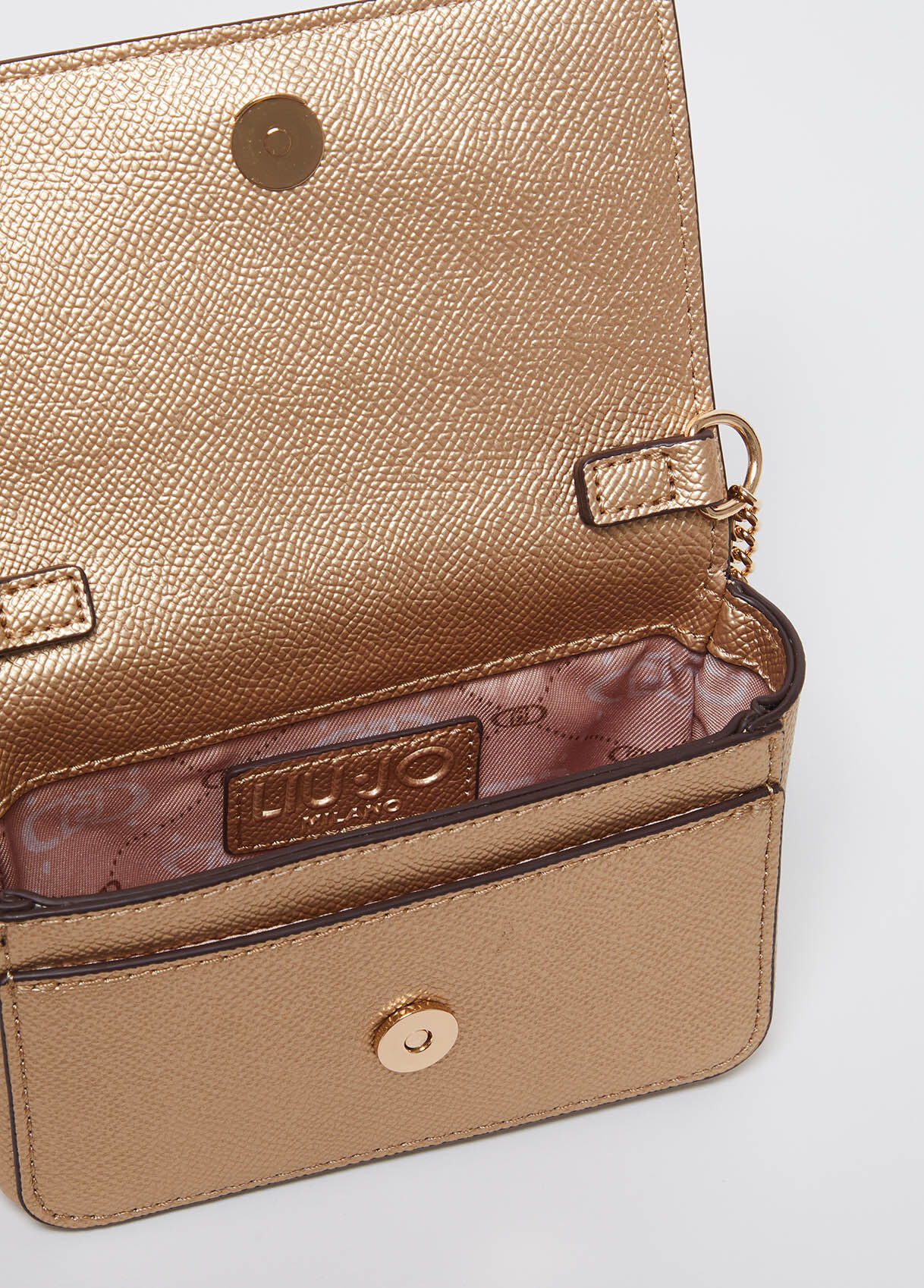 Crossbody bag with chain colour gold-colour | Liu Jo