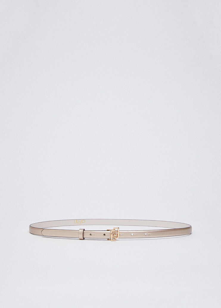 Liu Jo Better thin belt light gold Liu Jo - medium