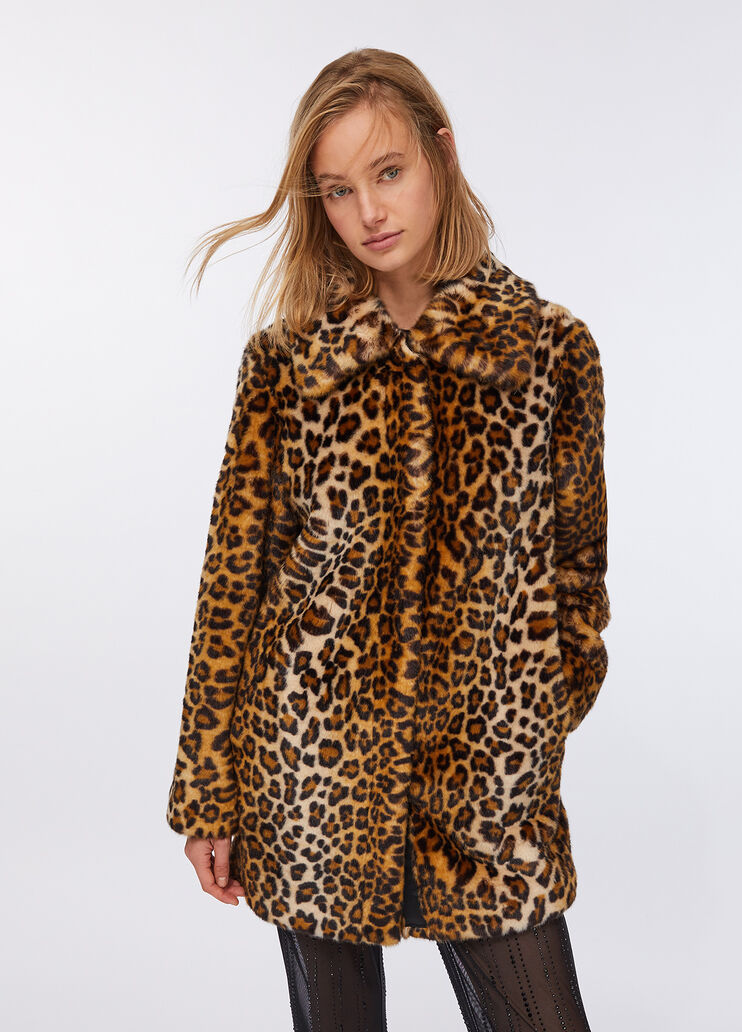 Animal-print coat leopard print Liu Jo - large image number 0 Animal-print coat leopard print Liu Jo - large image number 0