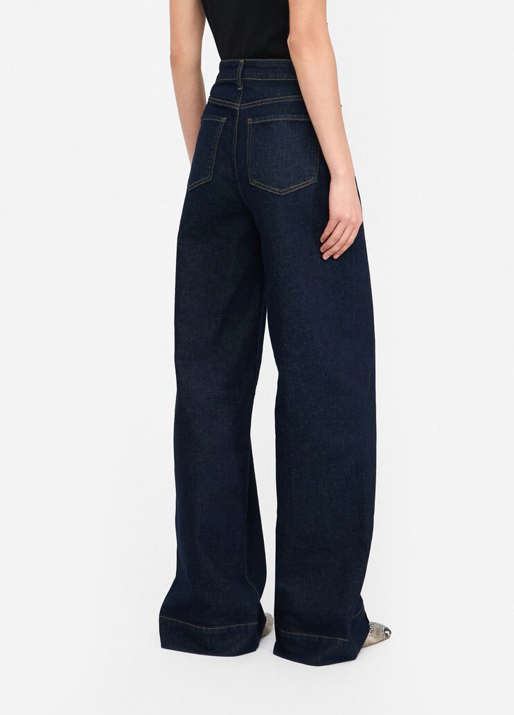 Flared cotton jeans dark denim Liu Jo - large image number 1 Flared cotton jeans dark denim Liu Jo - large image number 1