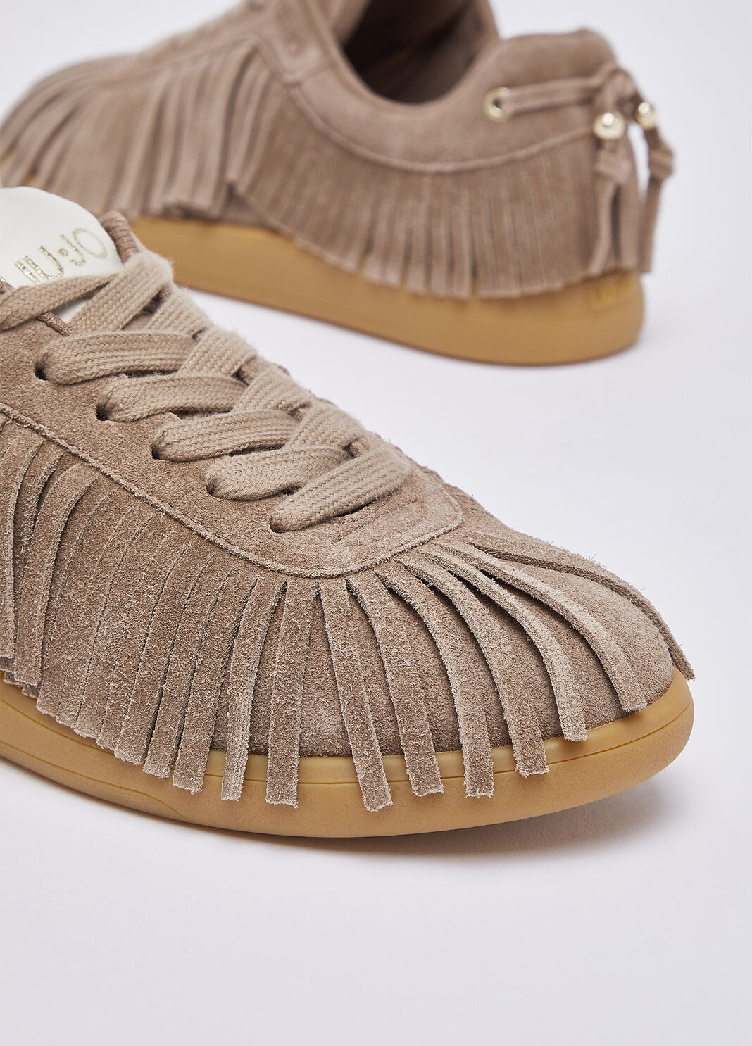 Suede Fringe Sneakers havana Liu Jo - large image number 7