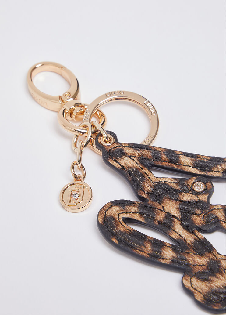 Portachiavi con logo animalier animalier Liu Jo - medium