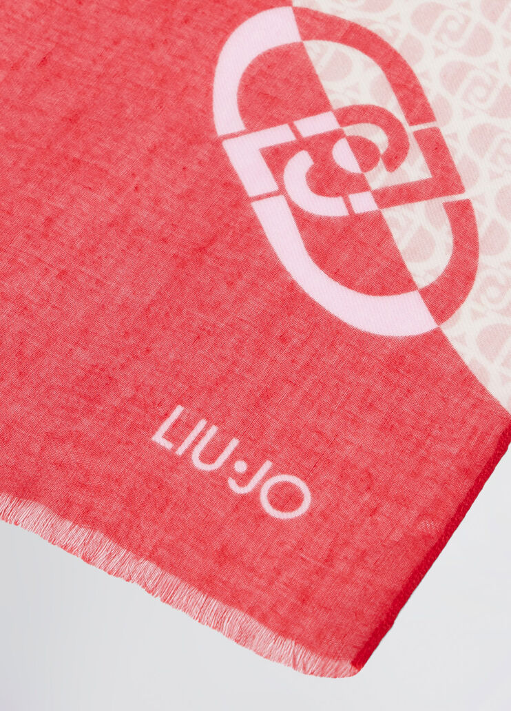 Stola color-block rosso Liu Jo - medium