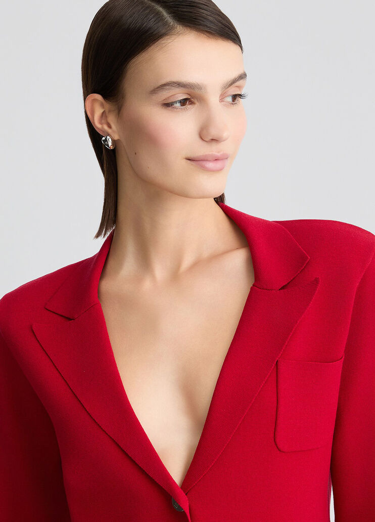 Red knit jacket red Liu Jo - large image number 3 Red knit jacket red Liu Jo - large image number 3