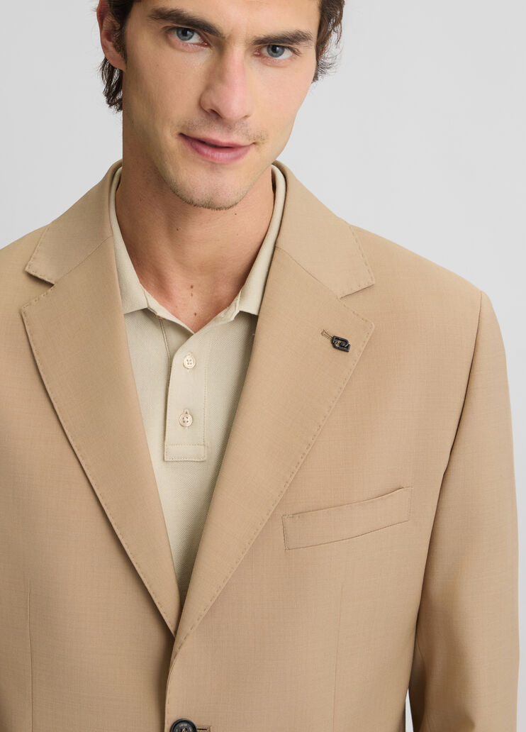 Wool blend jacket beige Liu Jo - large image number 2 Wool blend jacket beige Liu Jo - large image number 2