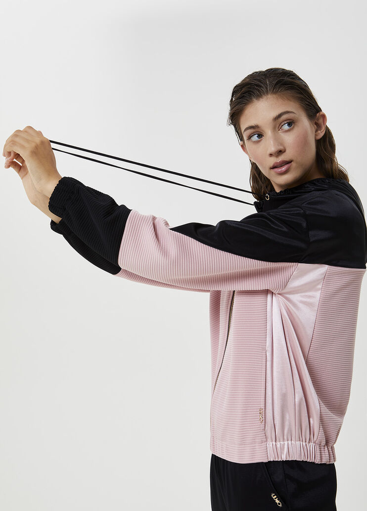 Zip hooded sweatshirt Pink Liu Jo - large image number 2