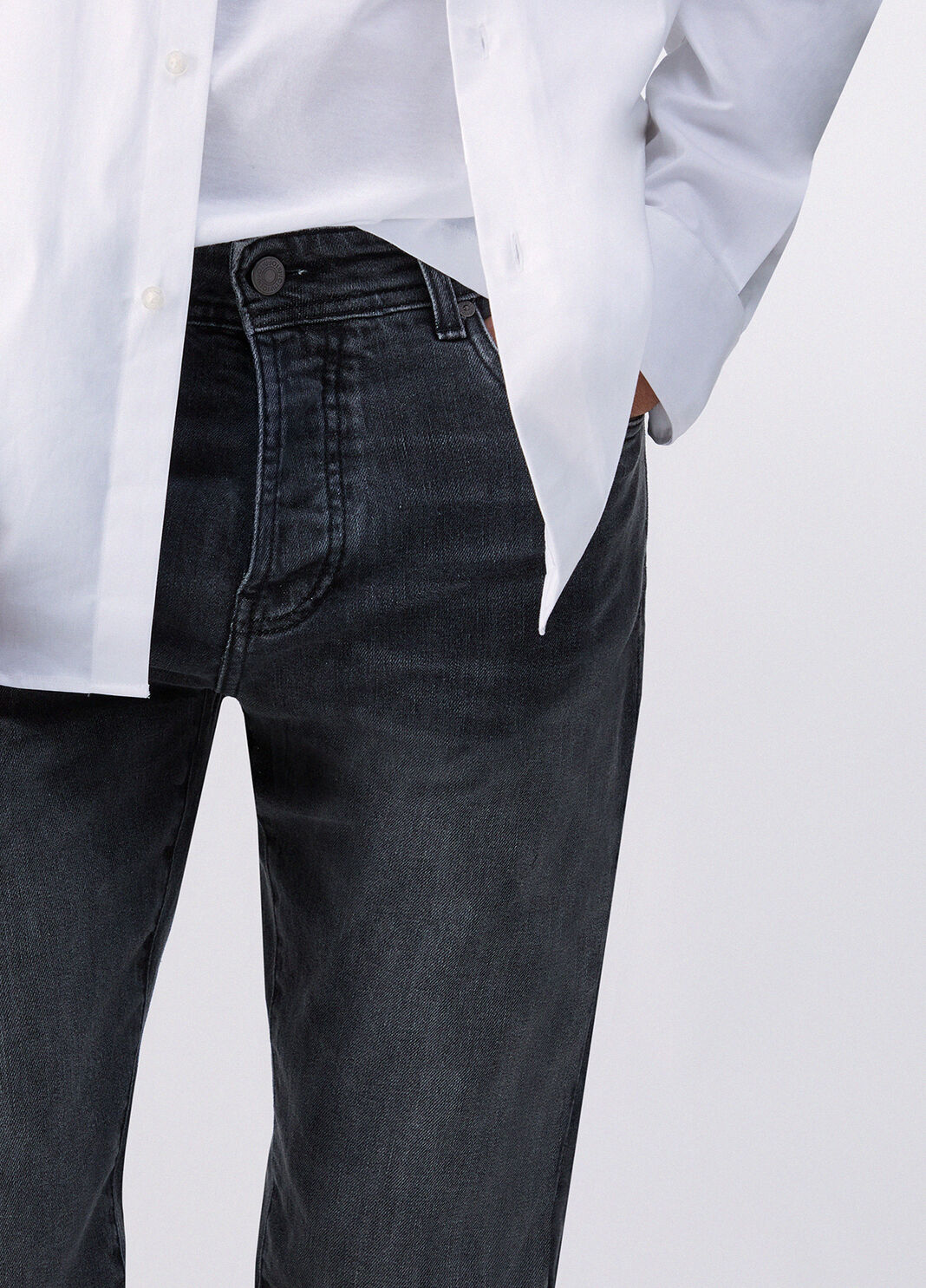 Regular fit jeans grey denim Liu Jo - large image number 4
