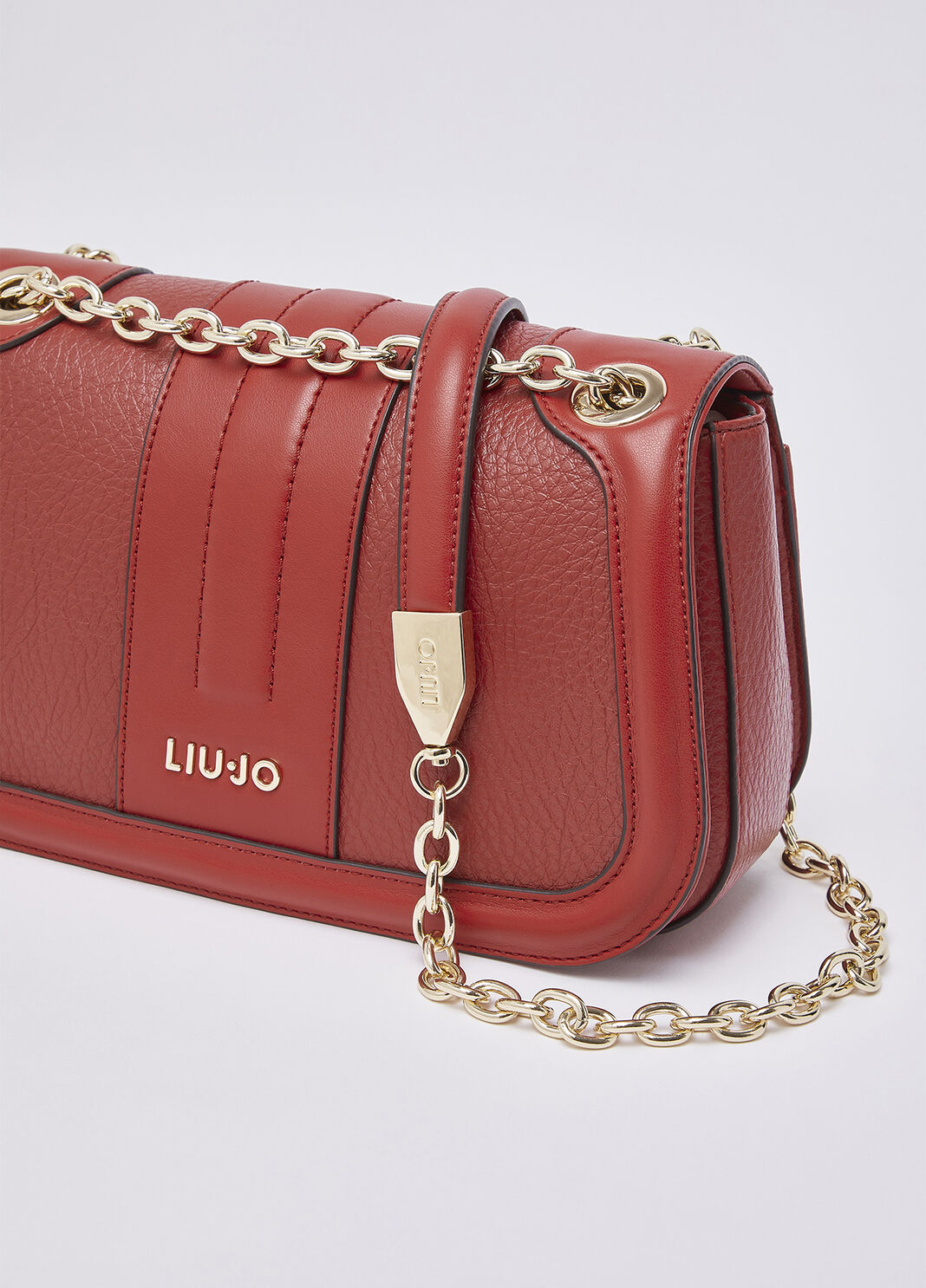 Sac &agrave; bandouli&egrave;re format moyen cerise Liu Jo - large image number 2