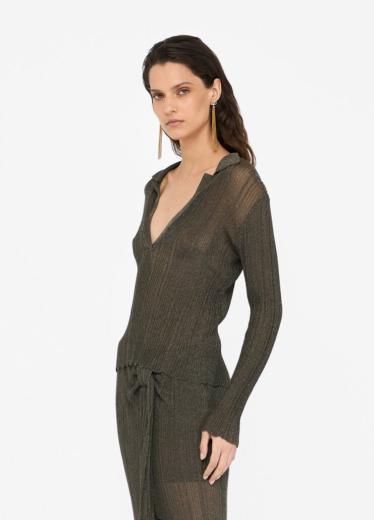 Maglia lurex® muschio Liu Jo - large image number 3