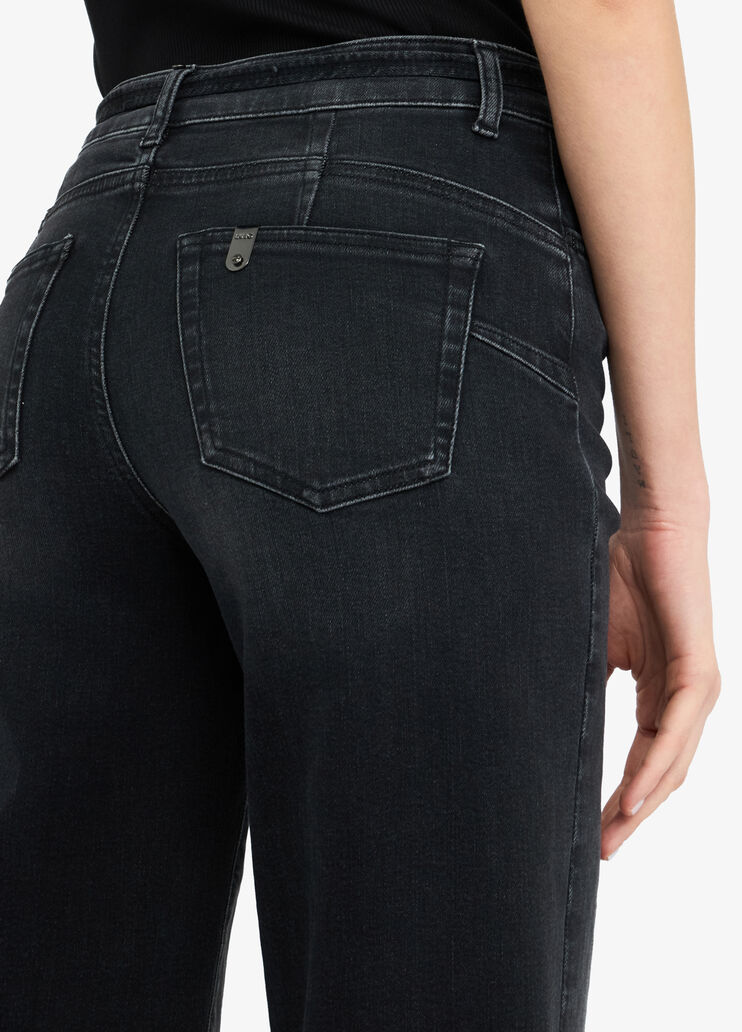 Flared jeans with belt black denim Liu Jo - large image number 4 Flared jeans with belt black denim Liu Jo - large image number 4