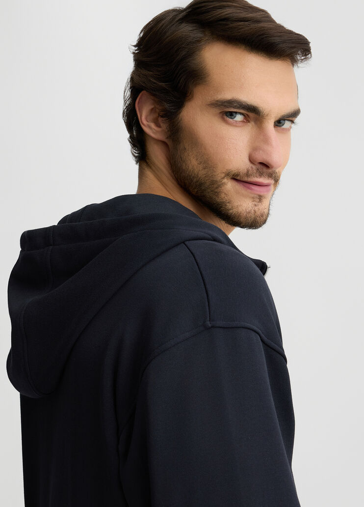 Zip-up hoody dark blue Liu Jo - large image number 4 Zip-up hoody dark blue Liu Jo - large image number 4