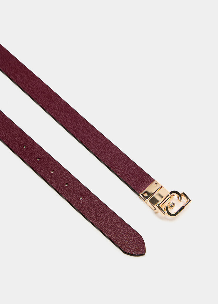 Reversible belt with logo red Liu Jo - large image number 5