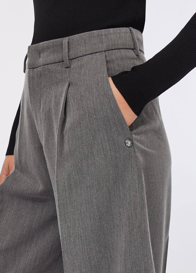 Shorts with darts grey Liu Jo - large image number 3