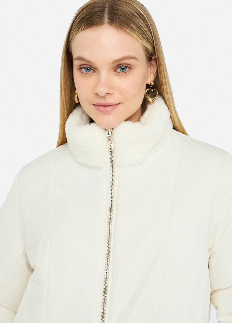 Reversible coat milk white Liu Jo - large image number 4 Reversible coat milk white Liu Jo - large image number 4