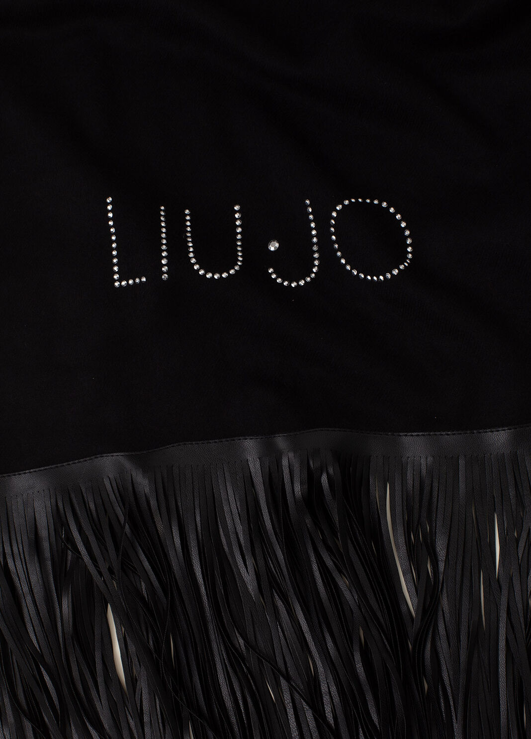 Stole with fringes Black Liu Jo - large image number 2