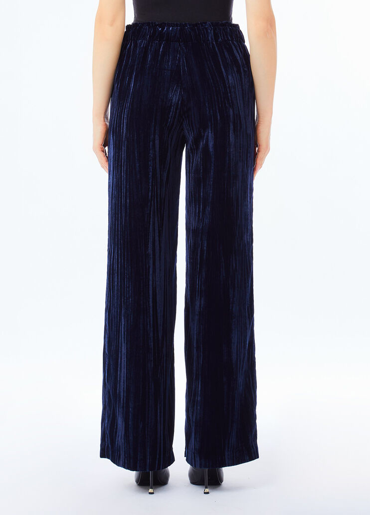 Velvet trousers sea blue Liu Jo - medium
