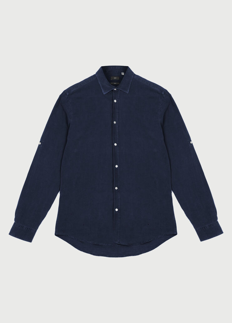 Camicia slim fit in lino  Liu Jo - large image number 3