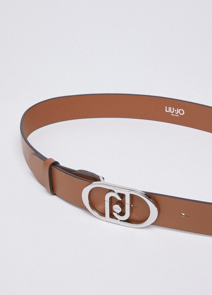 Leather belt brown Liu Jo - medium