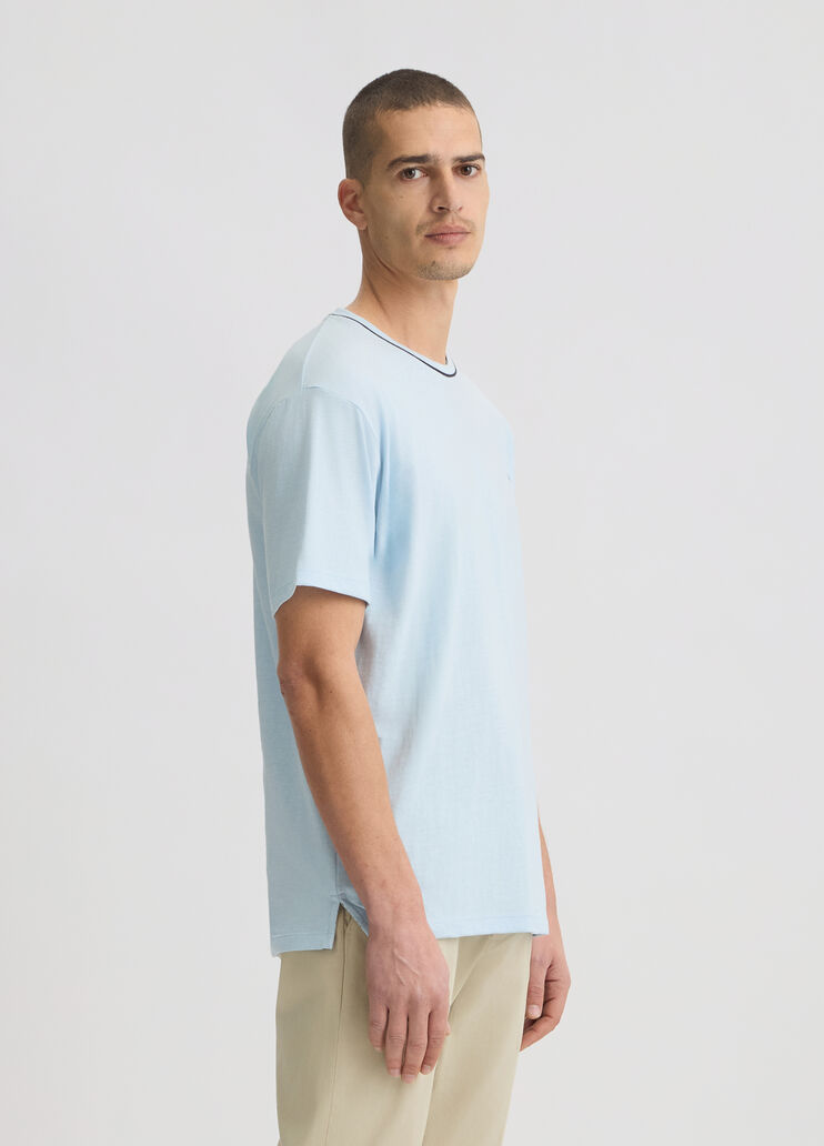 Light blue cotton T-shirt light blue Liu Jo - large image number 3 Light blue cotton T-shirt light blue Liu Jo - large image number 3