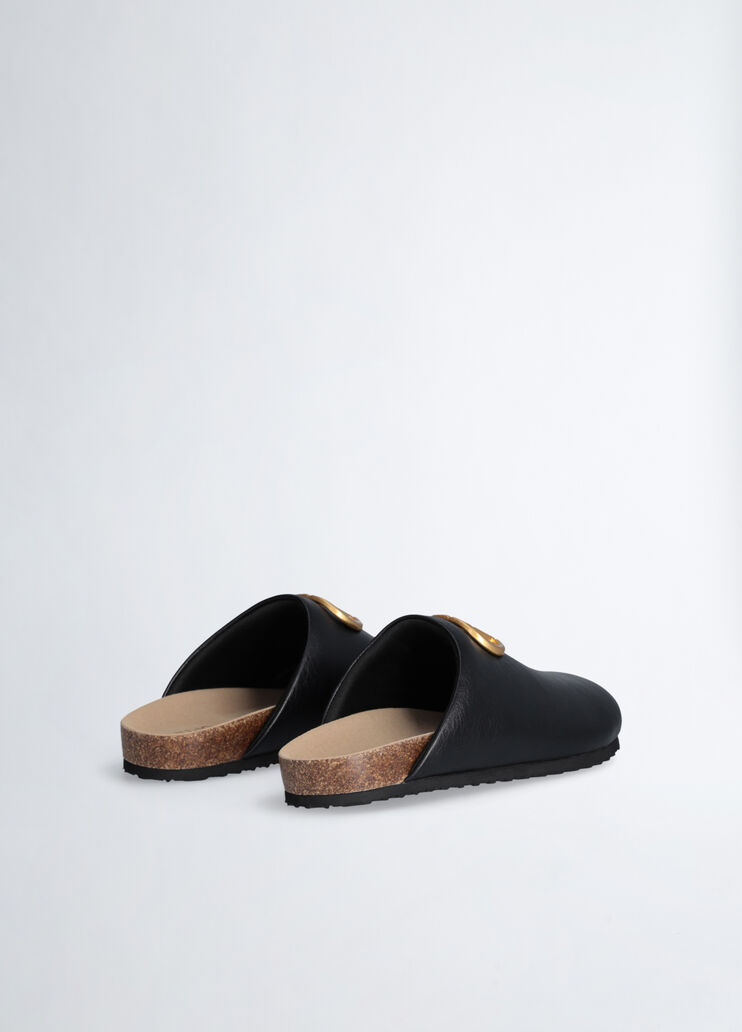 Mules with maxi-logo black Liu Jo - large image number 3 Mules with maxi-logo black Liu Jo - large image number 3