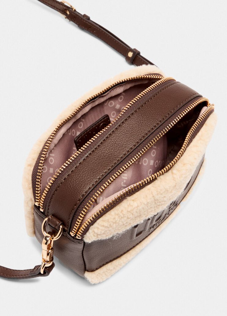 Small teddy crossbody bag dark brown Liu Jo - large image number 6 Small teddy crossbody bag dark brown Liu Jo - large image number 6
