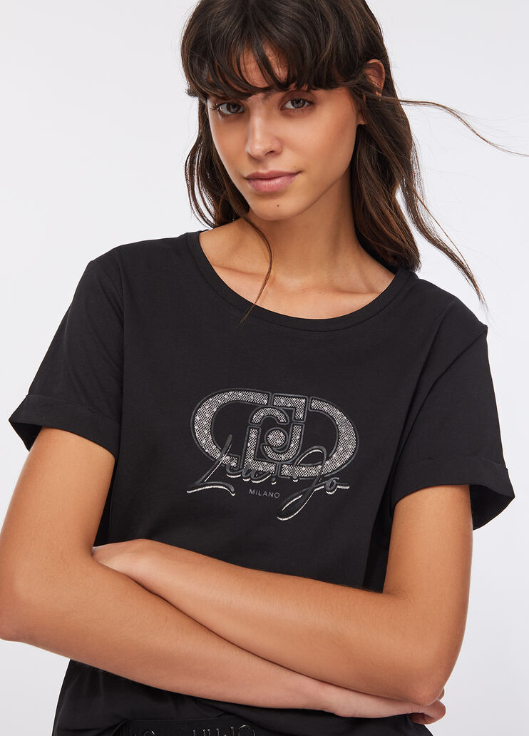 T-Shirt Liu Jo Better Schwarz Liu Jo - medium