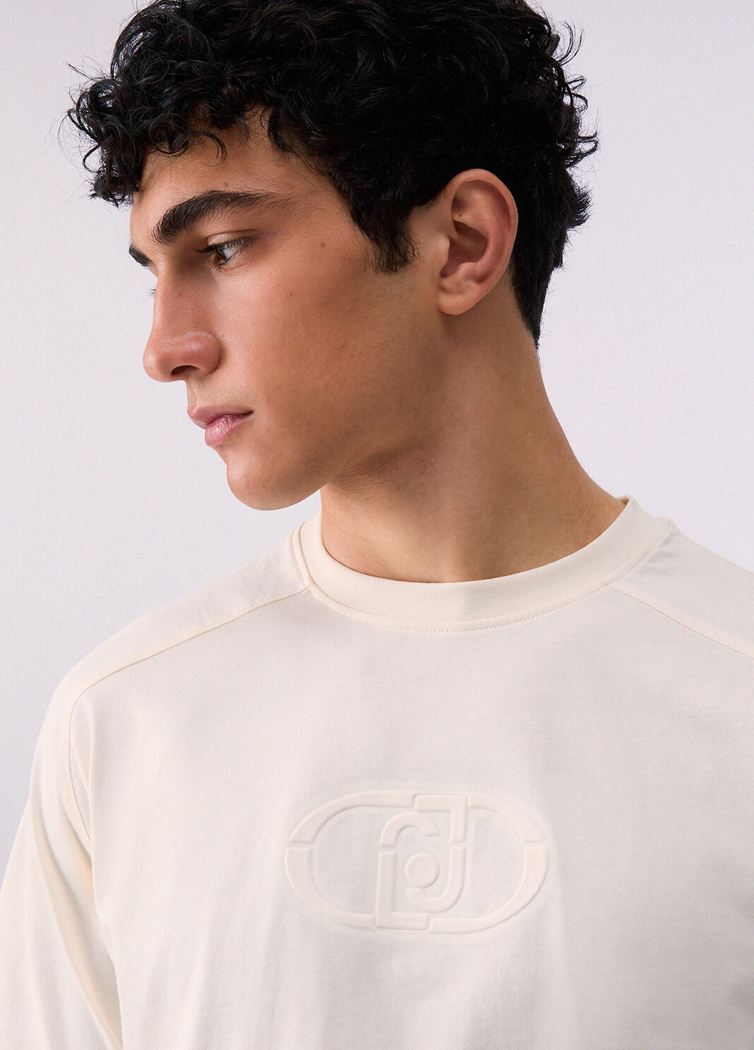 T-shirt with maxi logo white Liu Jo - large image number 4