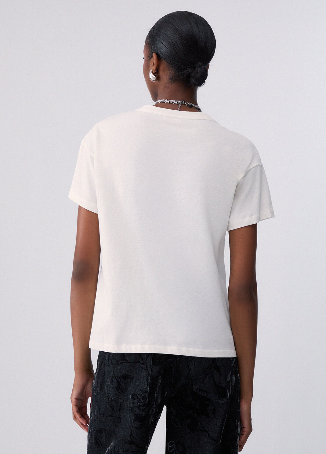 Raccoon Rock T-shirt white/rabbit Liu Jo - large image number 1