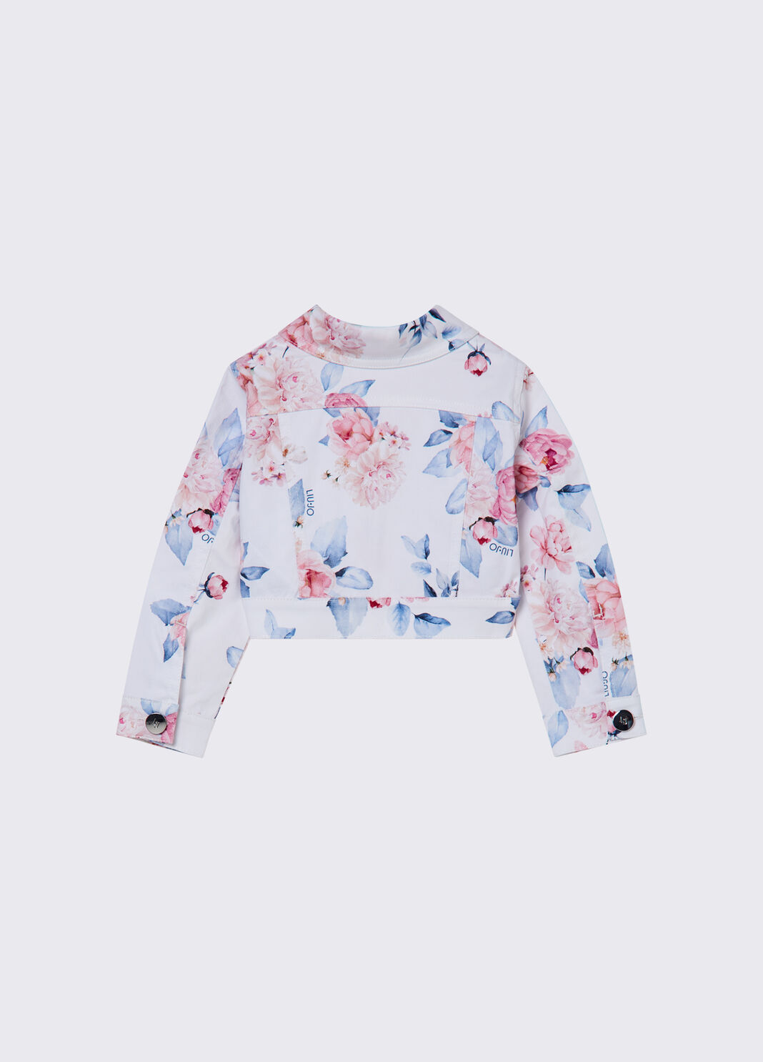 Printed drill jacket white with flowers Liu Jo - large image number 1