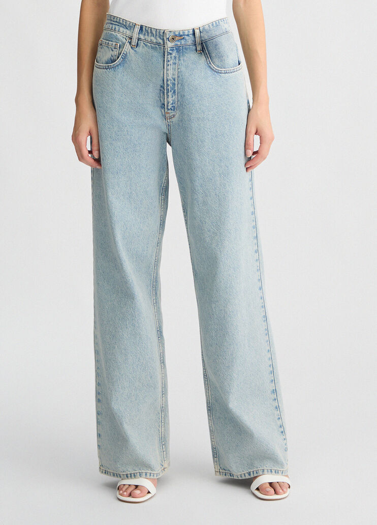 Baggy-Jeans aus Baumwolle Denimblau Liu Jo - medium