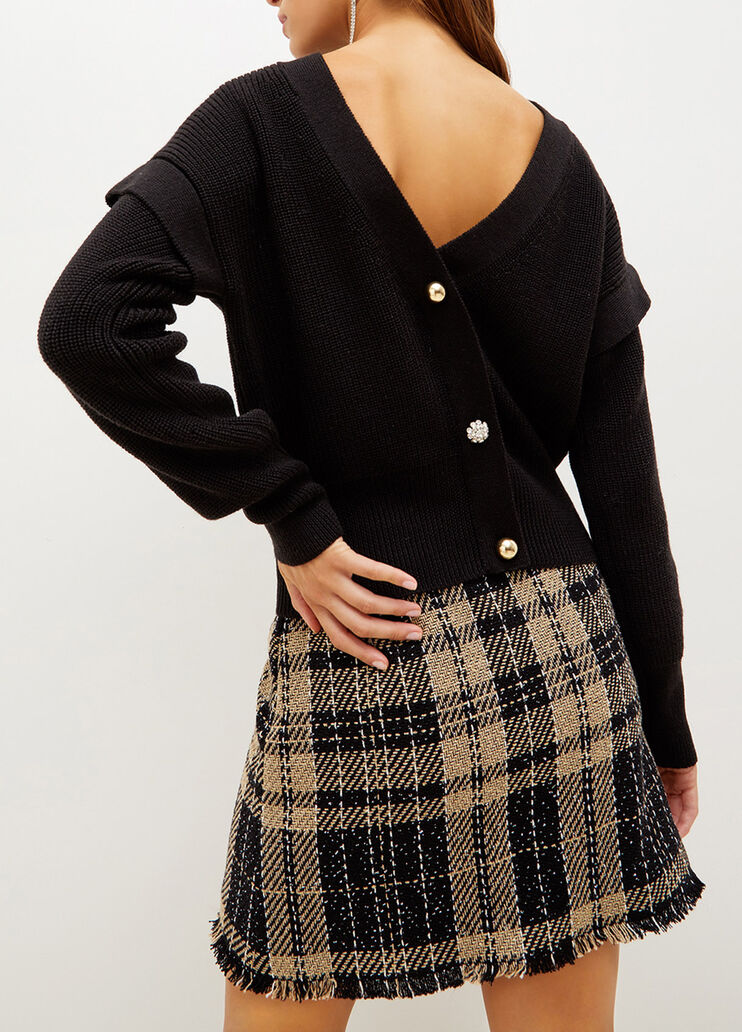 Wool blend jumper black Liu Jo - large image number 1 Wool blend jumper black Liu Jo - large image number 1