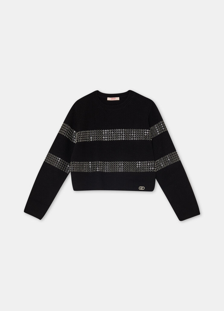 Liu Jo Better jumper black Liu Jo - large image number 2 Liu Jo Better jumper black Liu Jo - large image number 2