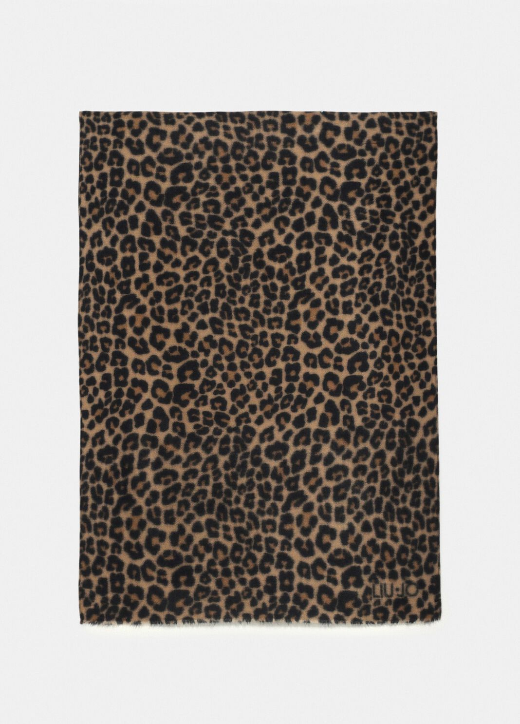 Animal-print stole with brooch animal print Liu Jo - large image number 3