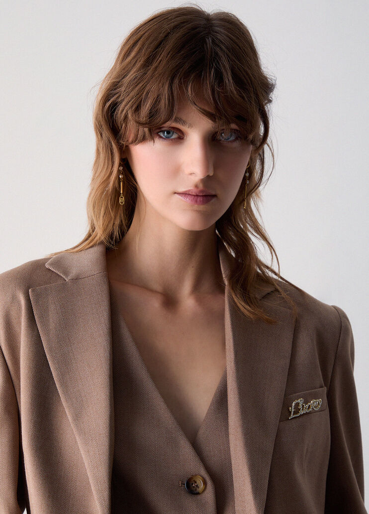 Ohrringe mit Details geometrisch gold Liu Jo - medium