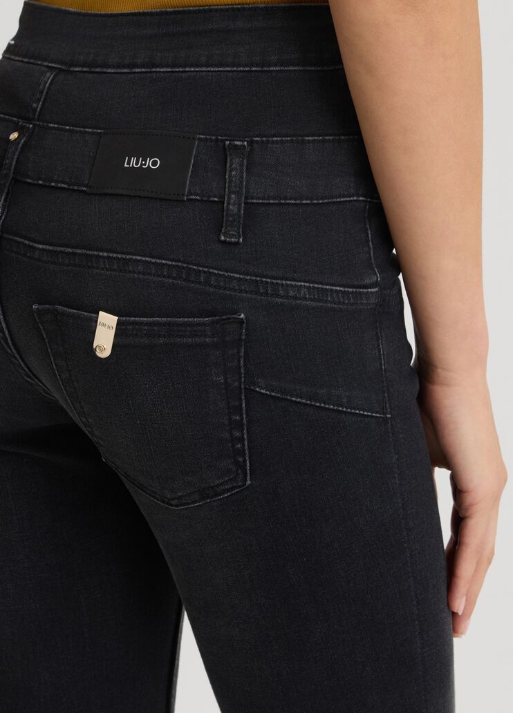 Black high-rise skinny jeans black denim Liu Jo - large image number 4 Black high-rise skinny jeans black denim Liu Jo - large image number 4