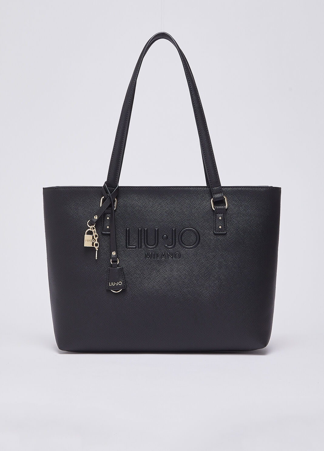 Gro&szlig;e Tote Bag mit Anh&auml;nger schwarz Liu Jo - large image number 1