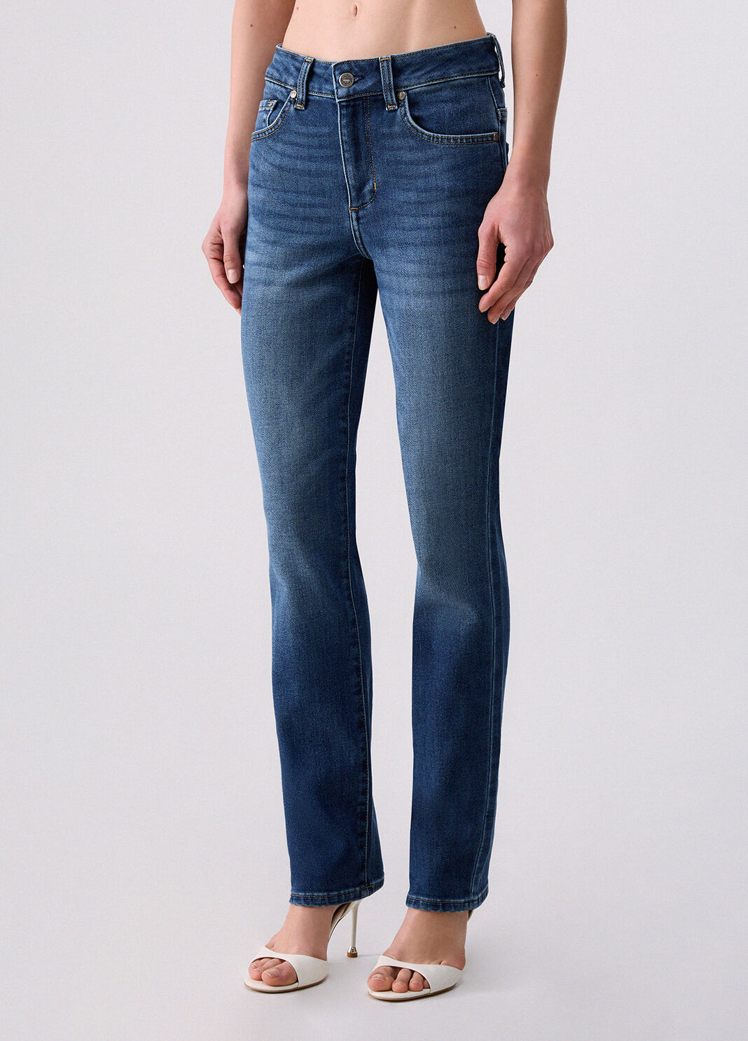 High-rise slim fit jeans dark blue denim Liu Jo - large image number 0