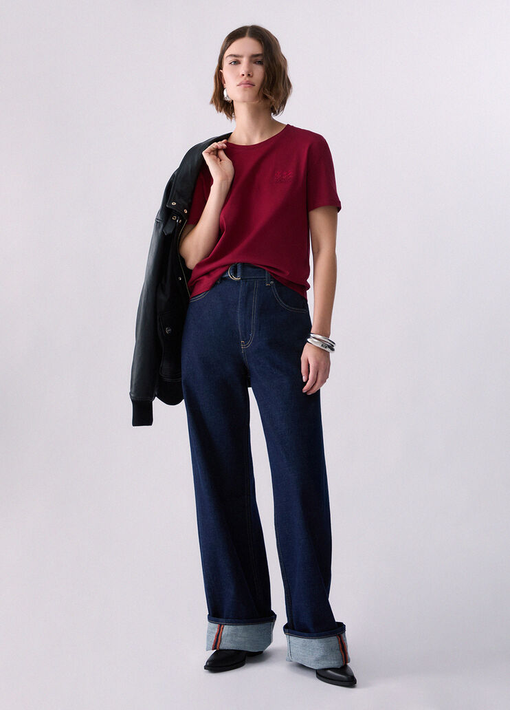 Flared jeans with turn-ups Normal wash Liu Jo - medium