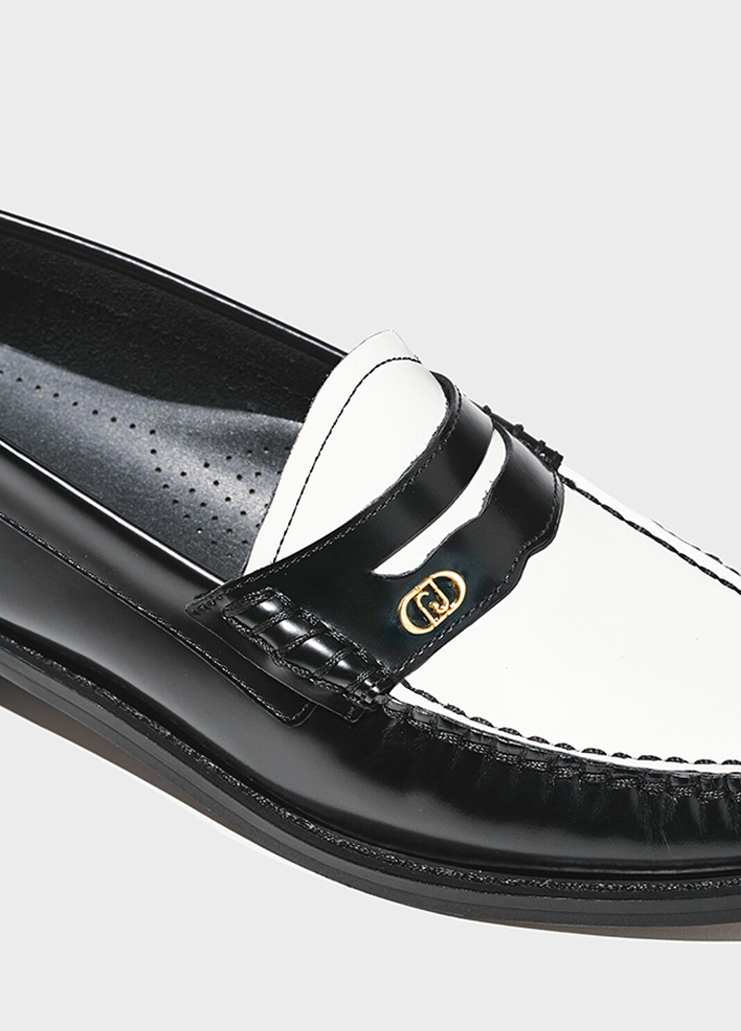 Mocasines bicolor de piel negro Liu Jo - large image number 5