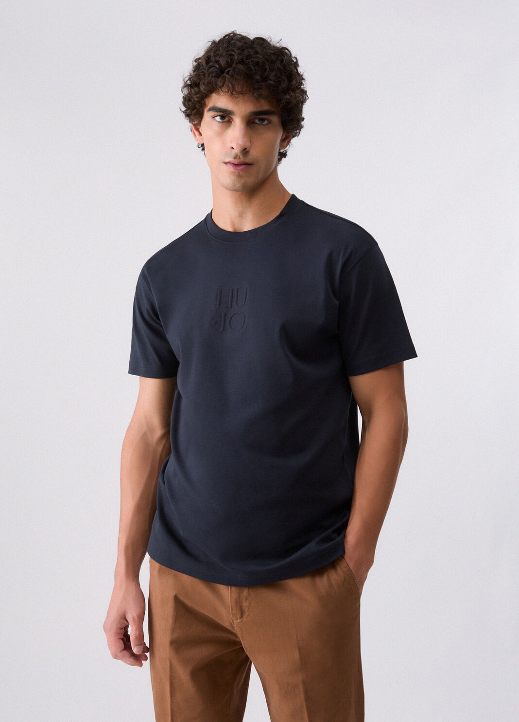 T-shirt aus Jersey interlock Dunkelblau Liu Jo - large image number 0