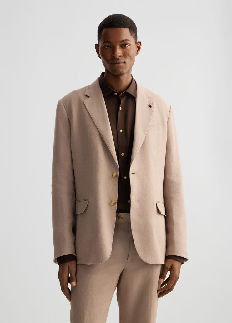 100% linen beige blazer beige Liu Jo - medium 100% linen beige blazer beige Liu Jo - medium