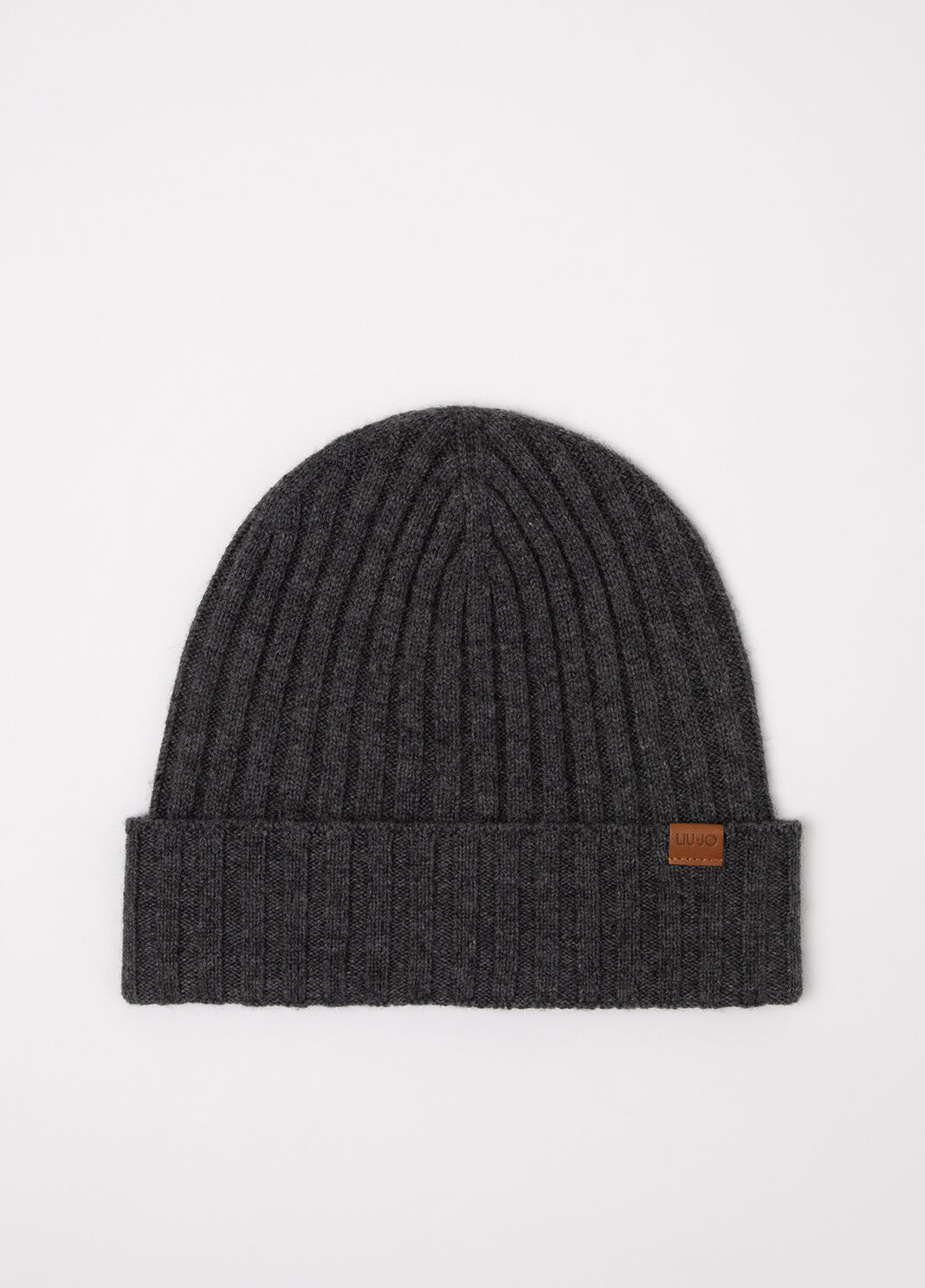 Beanie in wool and cashmere grey Liu Jo - large image number 1
