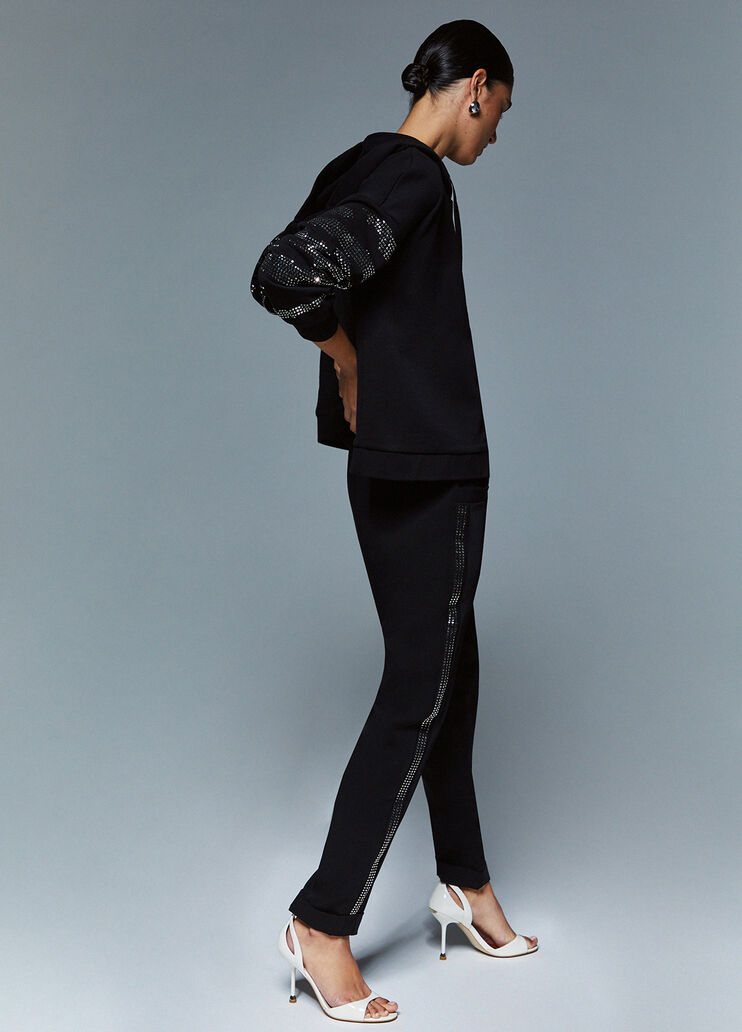 Kapuzensweatjacke schwarz Liu Jo - medium